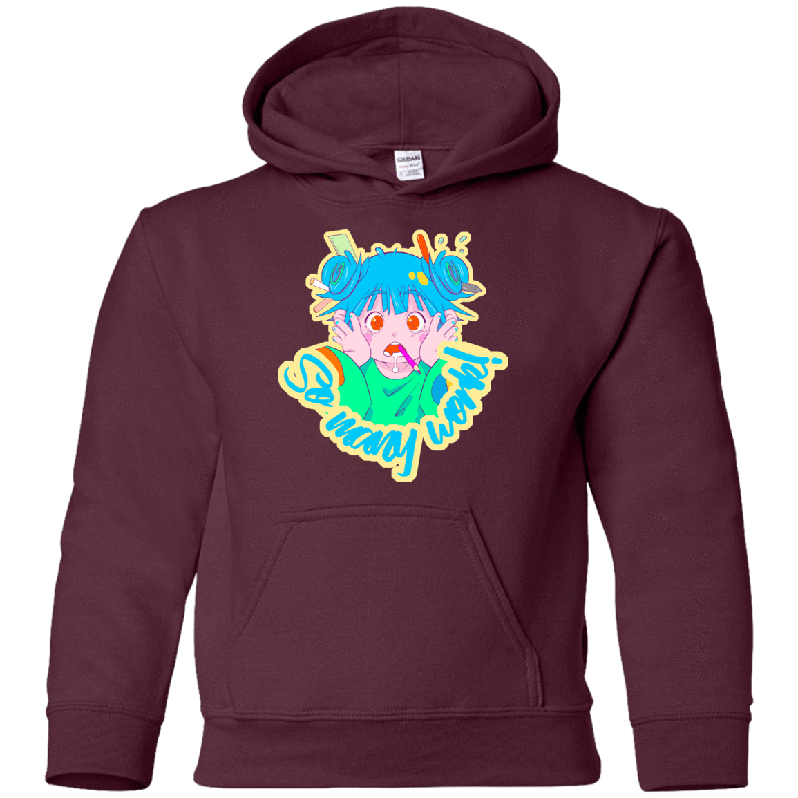 Sweatshirts Maroon / YS So many work! Youth Hoodie