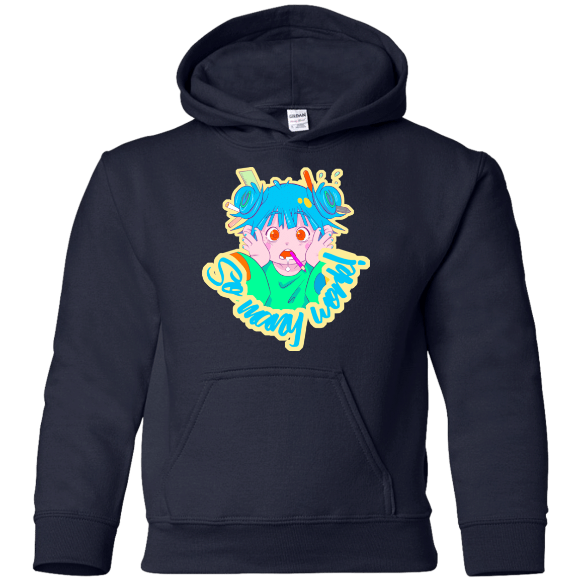Sweatshirts Navy / YS So many work! Youth Hoodie