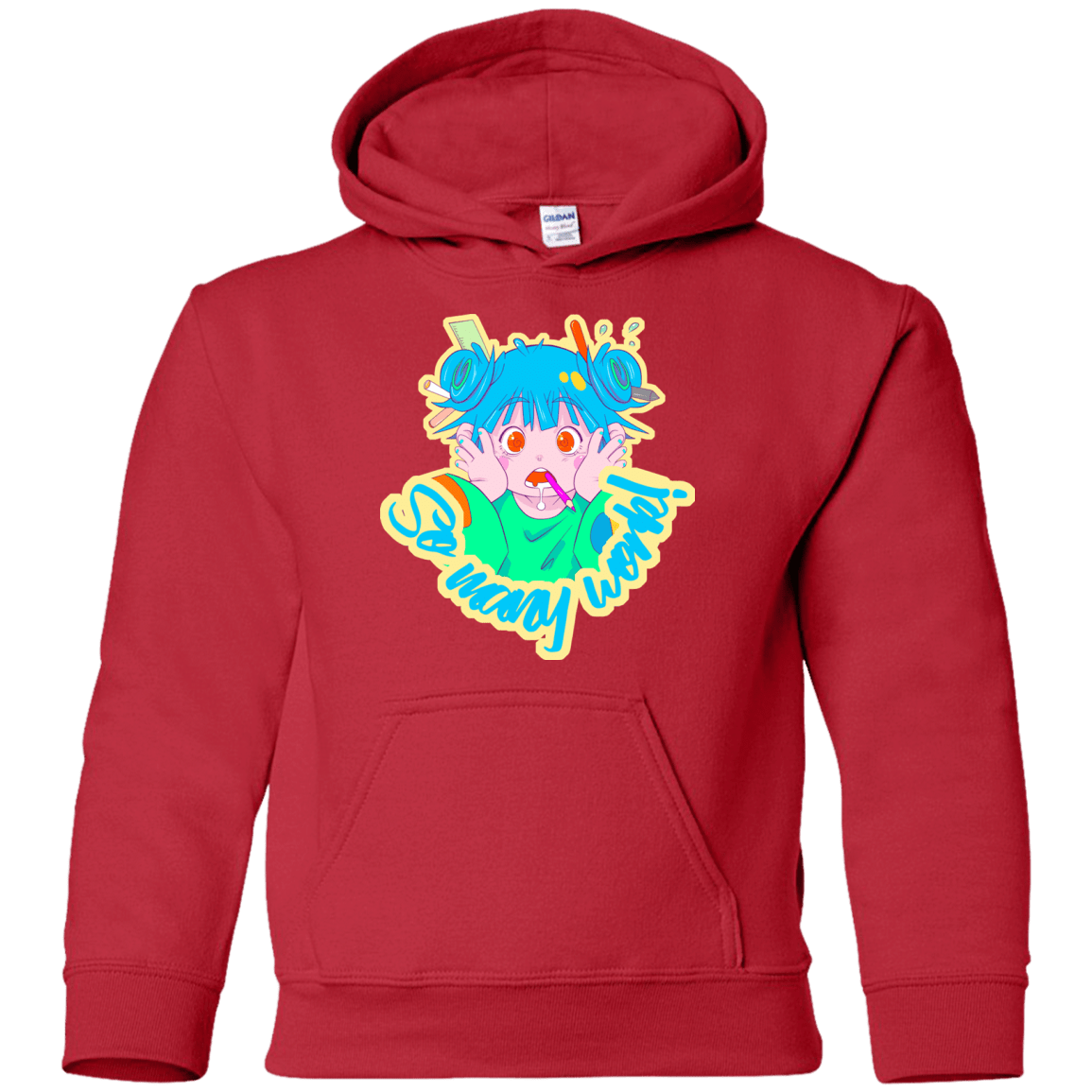 Sweatshirts Red / YS So many work! Youth Hoodie