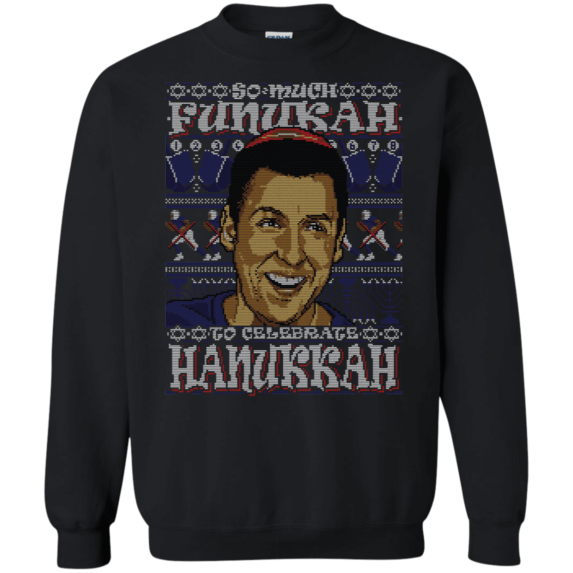 Sweatshirts Black / Small SO MUCH FUNUKAH Crewneck Sweatshirt