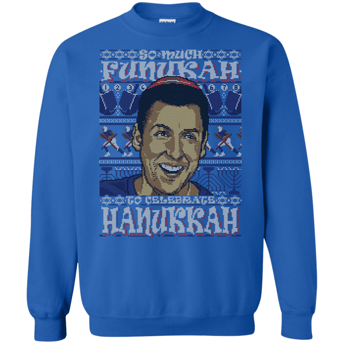 Sweatshirts Royal / Small SO MUCH FUNUKAH Crewneck Sweatshirt