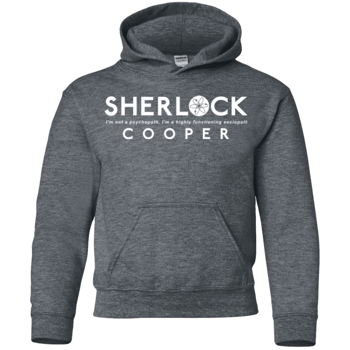 Sweatshirts Dark Heather / YS Sociopaths Youth Hoodie