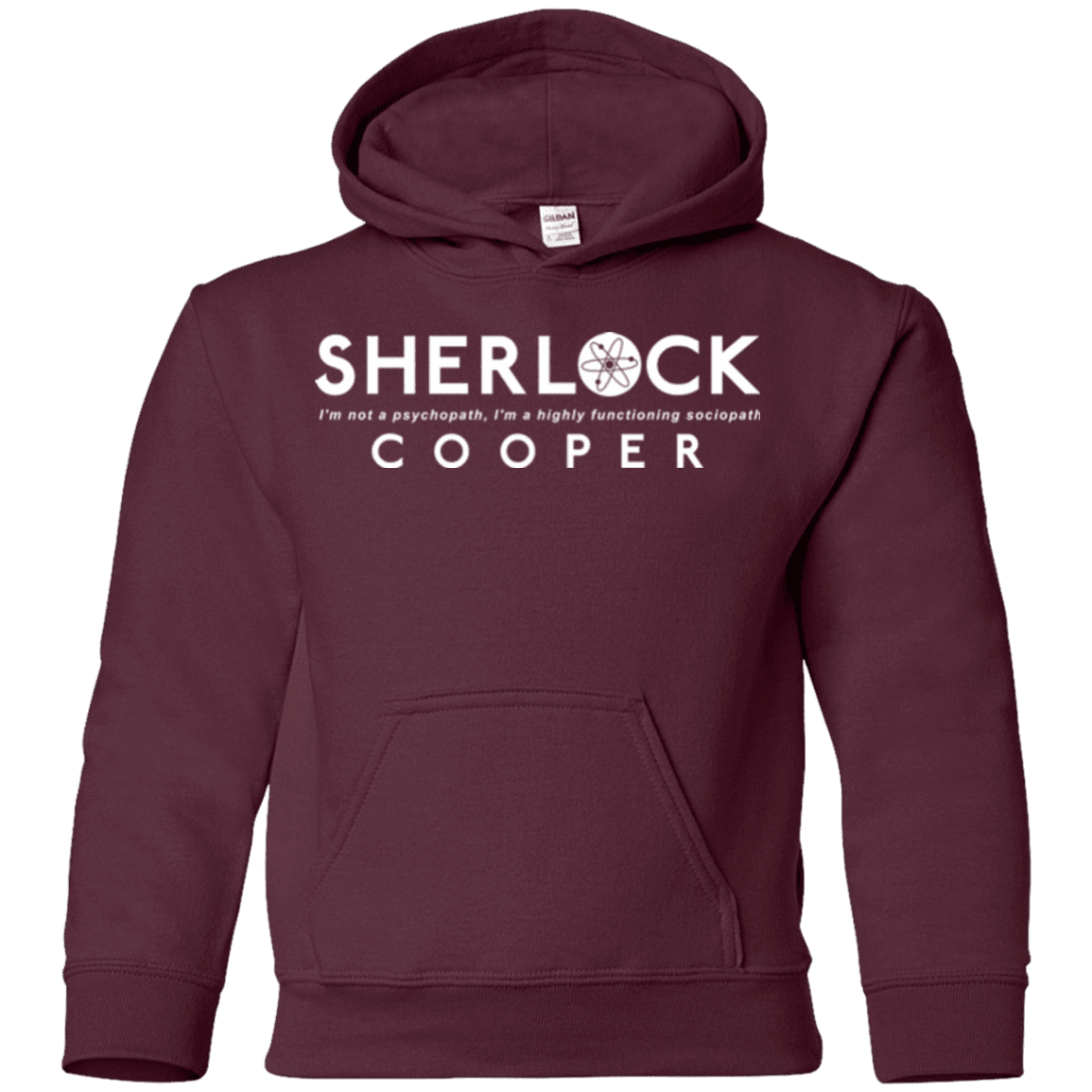 Sweatshirts Maroon / YS Sociopaths Youth Hoodie