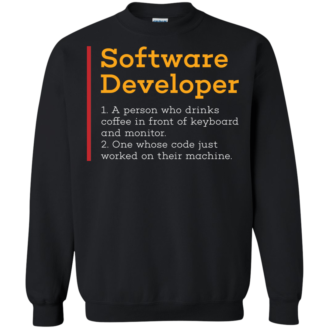 Sweatshirts Black / Small Software Developer Crewneck Sweatshirt