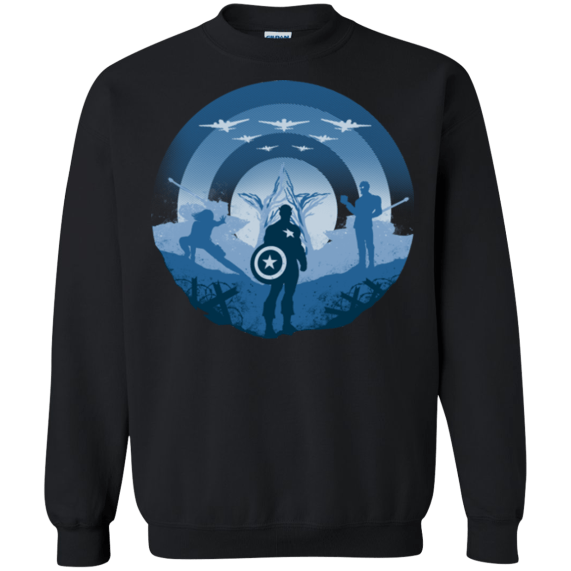 Sweatshirts Black / Small Soldier of Freedom Crewneck Sweatshirt