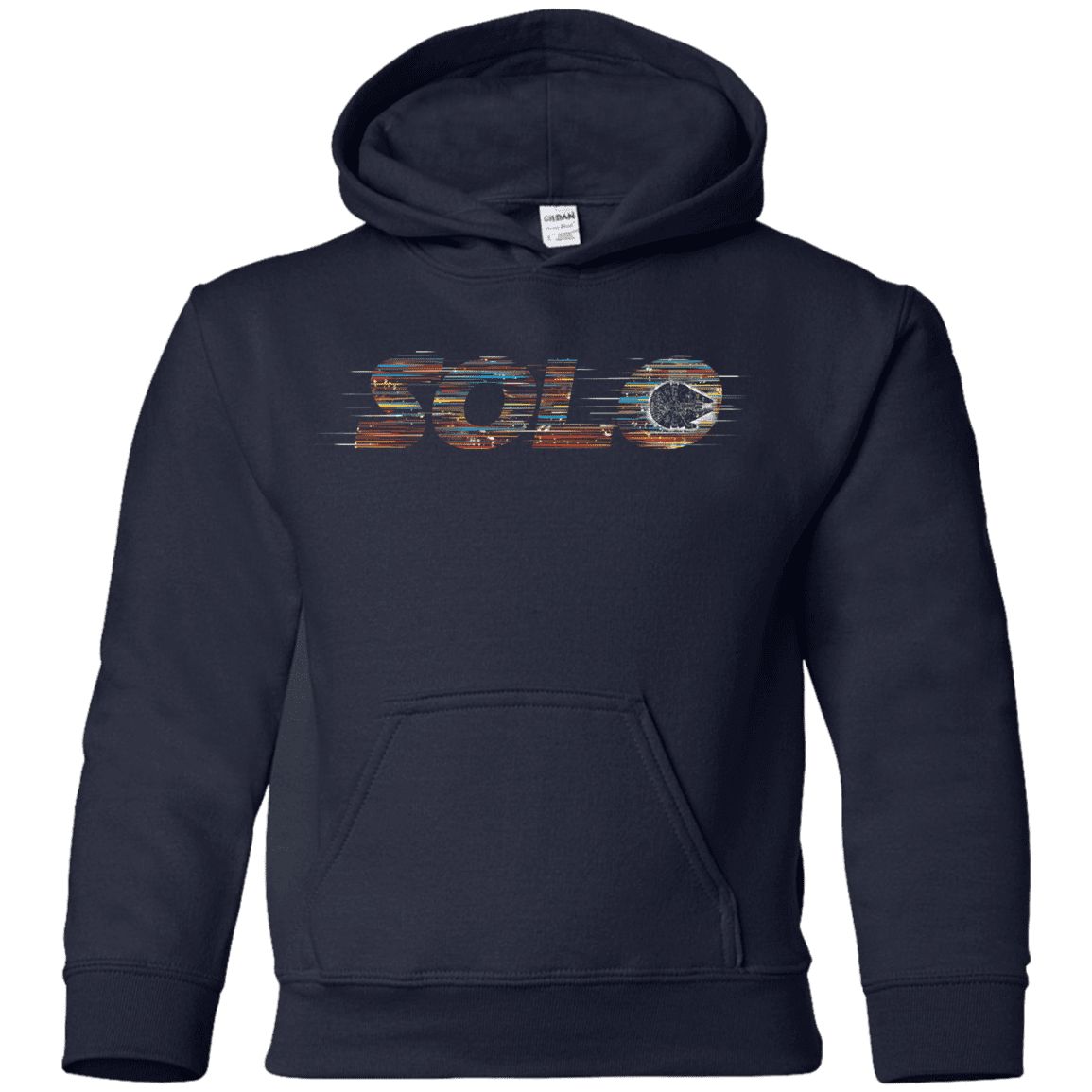 Sweatshirts Navy / YS Solo Youth Hoodie