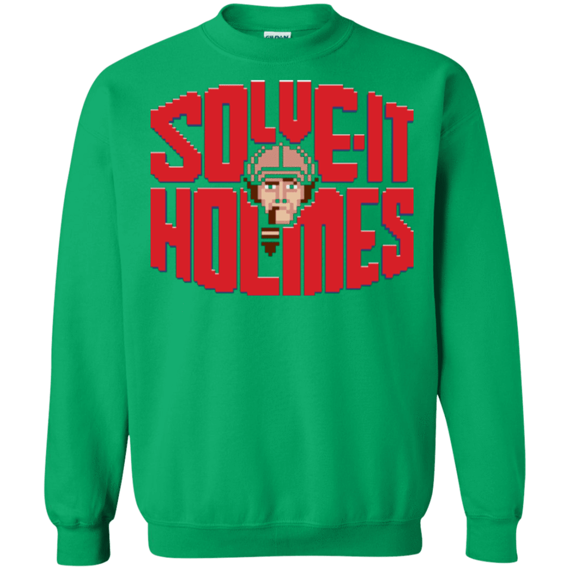 Sweatshirts Irish Green / Small Solve It Holmes Crewneck Sweatshirt