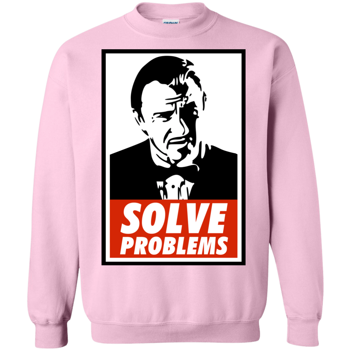 Sweatshirts Light Pink / Small Solve problems Crewneck Sweatshirt