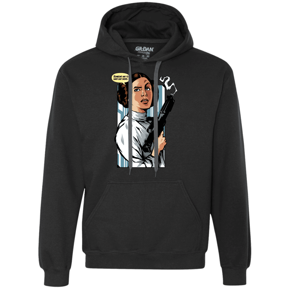 Sweatshirts Black / Small Someone has to save our skins Premium Fleece Hoodie