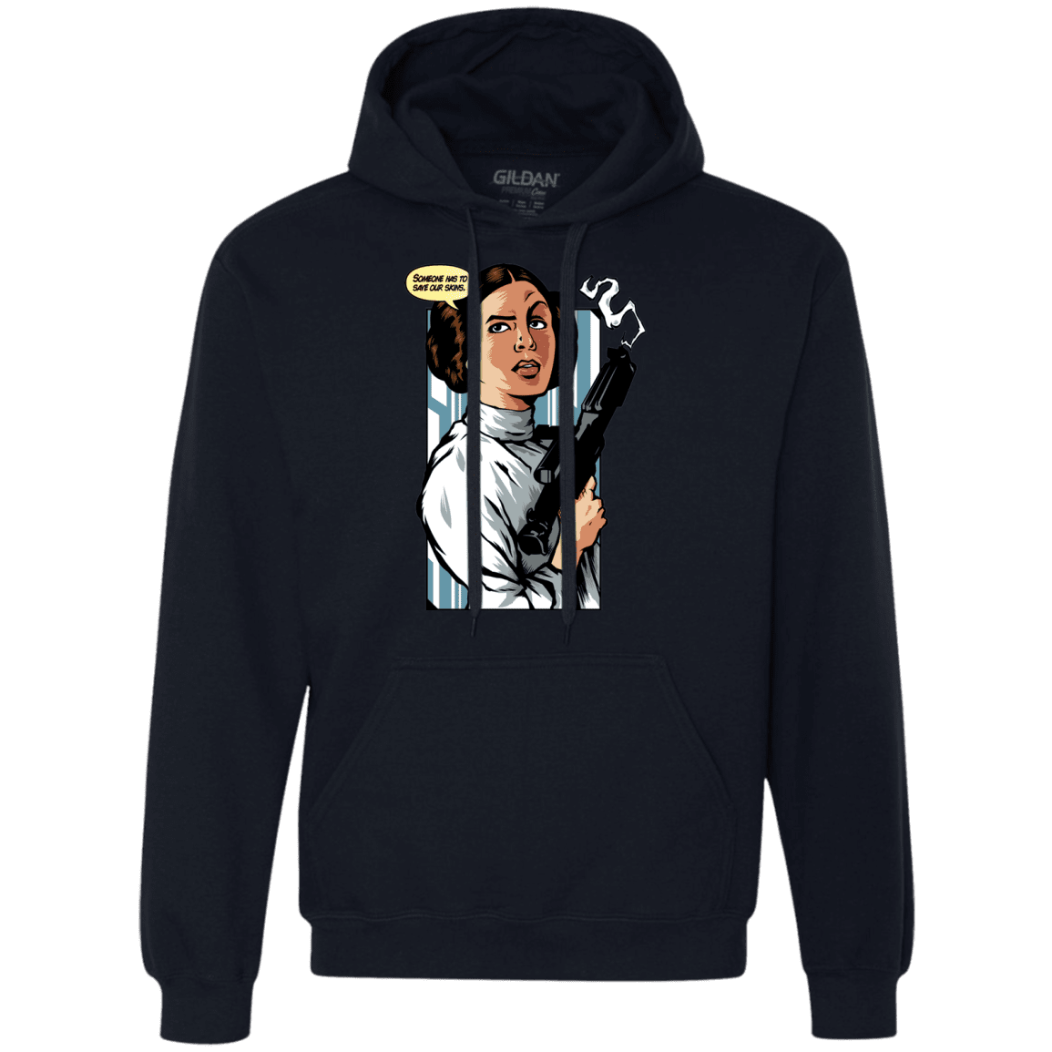 Sweatshirts Navy / Small Someone has to save our skins Premium Fleece Hoodie