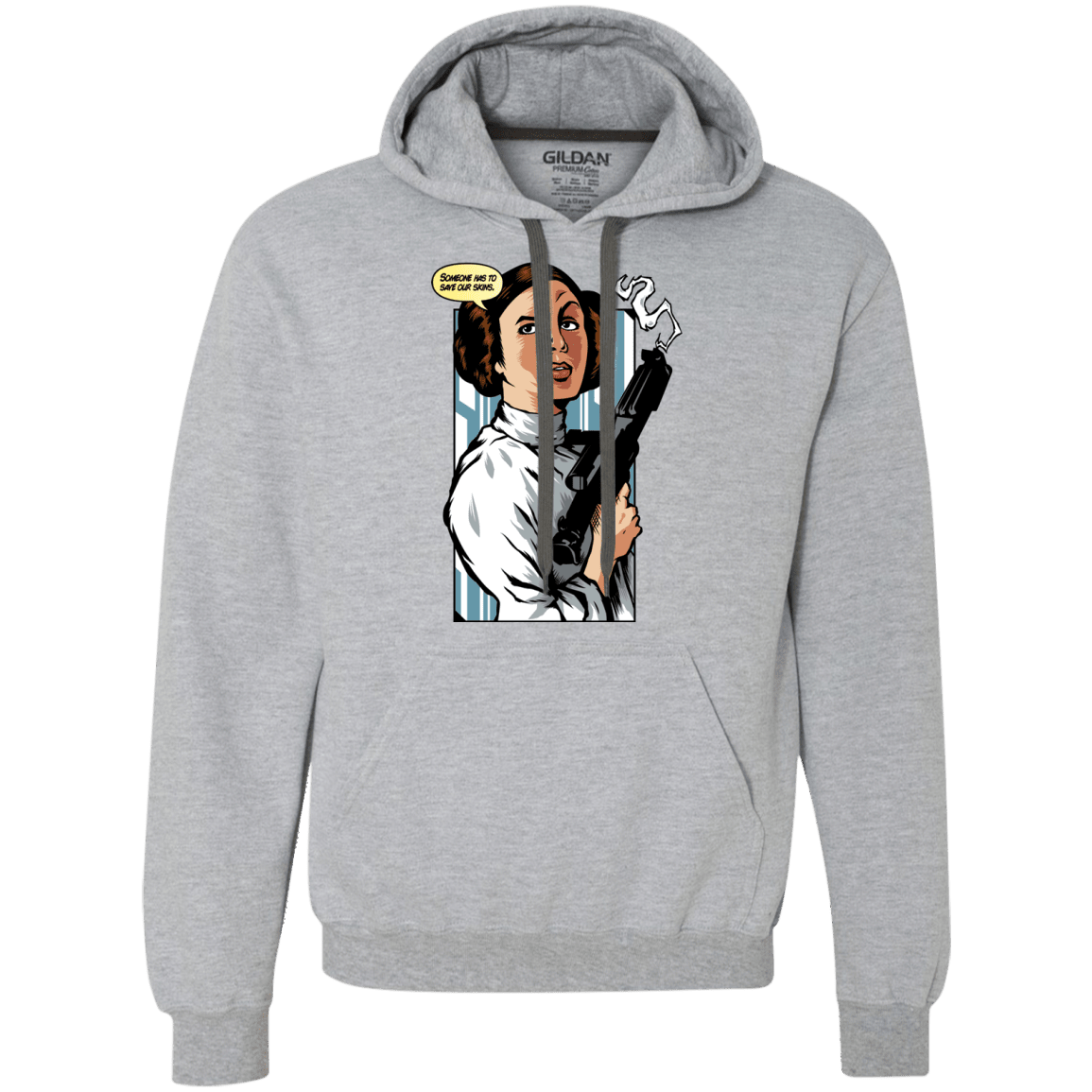 Sweatshirts Sport Grey / Small Someone has to save our skins Premium Fleece Hoodie