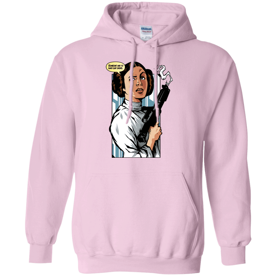 Sweatshirts Light Pink / Small Someone has to save our skins Pullover Hoodie