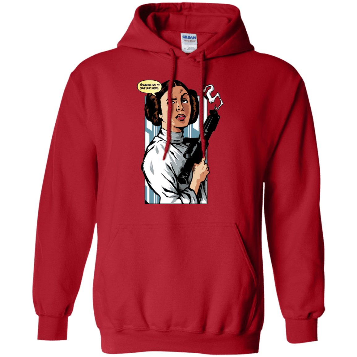 Sweatshirts Red / Small Someone has to save our skins Pullover Hoodie