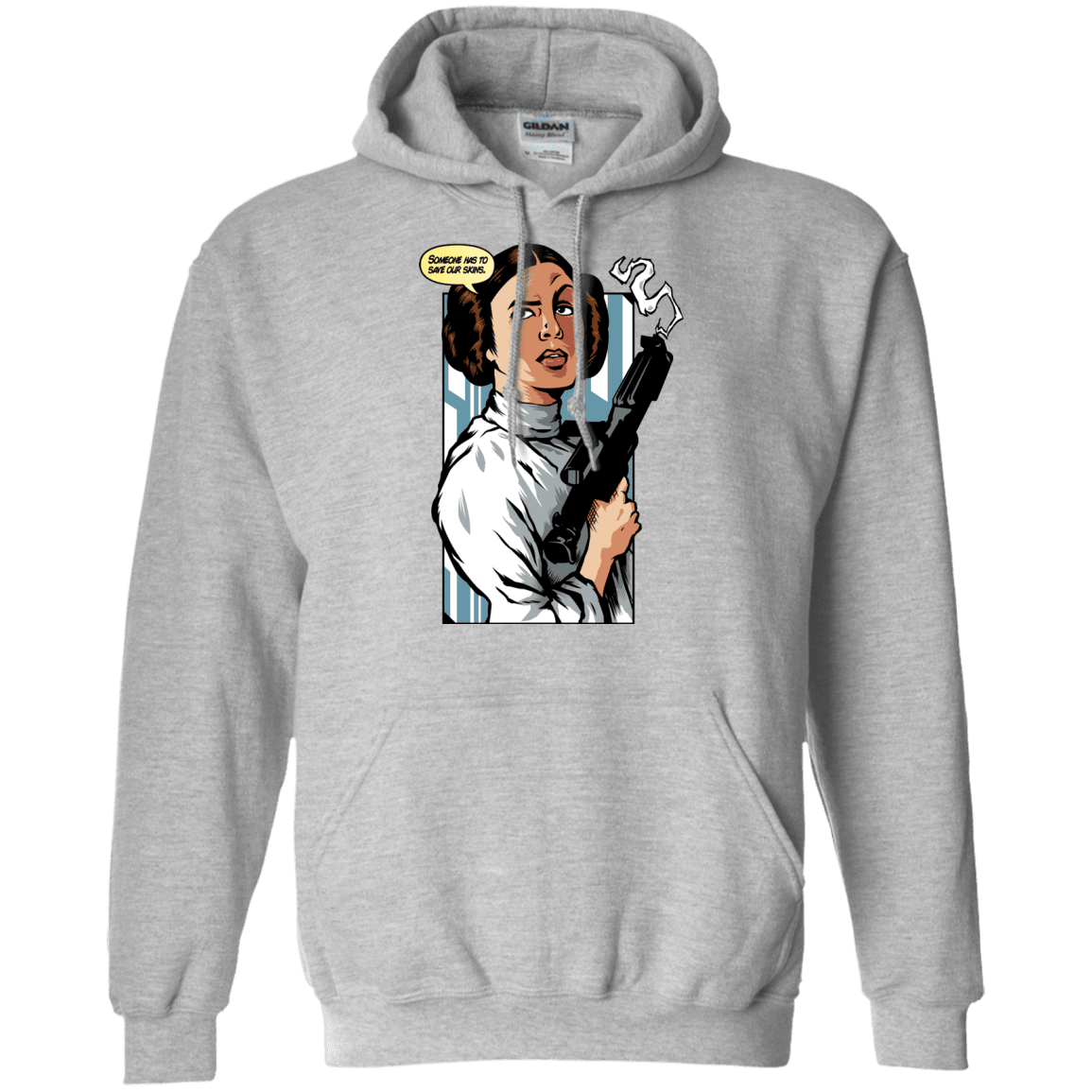 Sweatshirts Sport Grey / Small Someone has to save our skins Pullover Hoodie