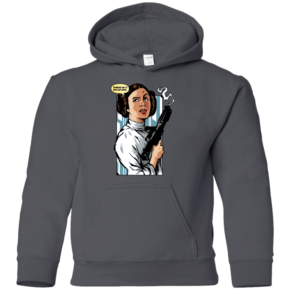 Sweatshirts Charcoal / YS Someone has to save our skins Youth Hoodie