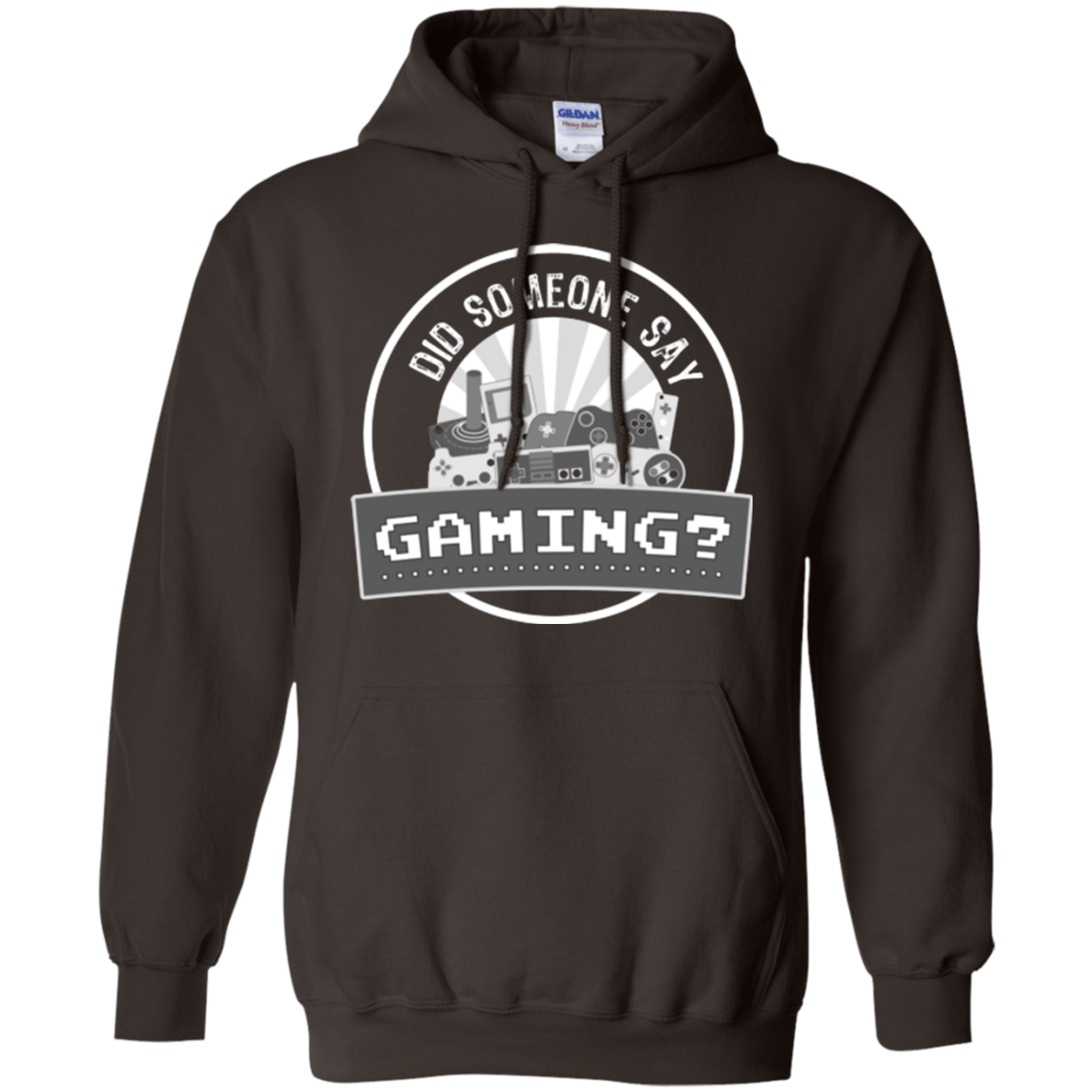Sweatshirts Dark Chocolate / Small Someone Say Gaming Pullover Hoodie