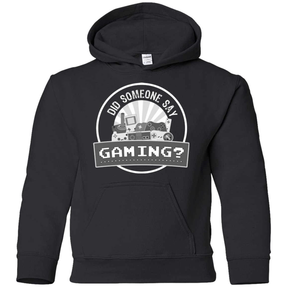Sweatshirts Black / YS Someone Say Gaming Youth Hoodie