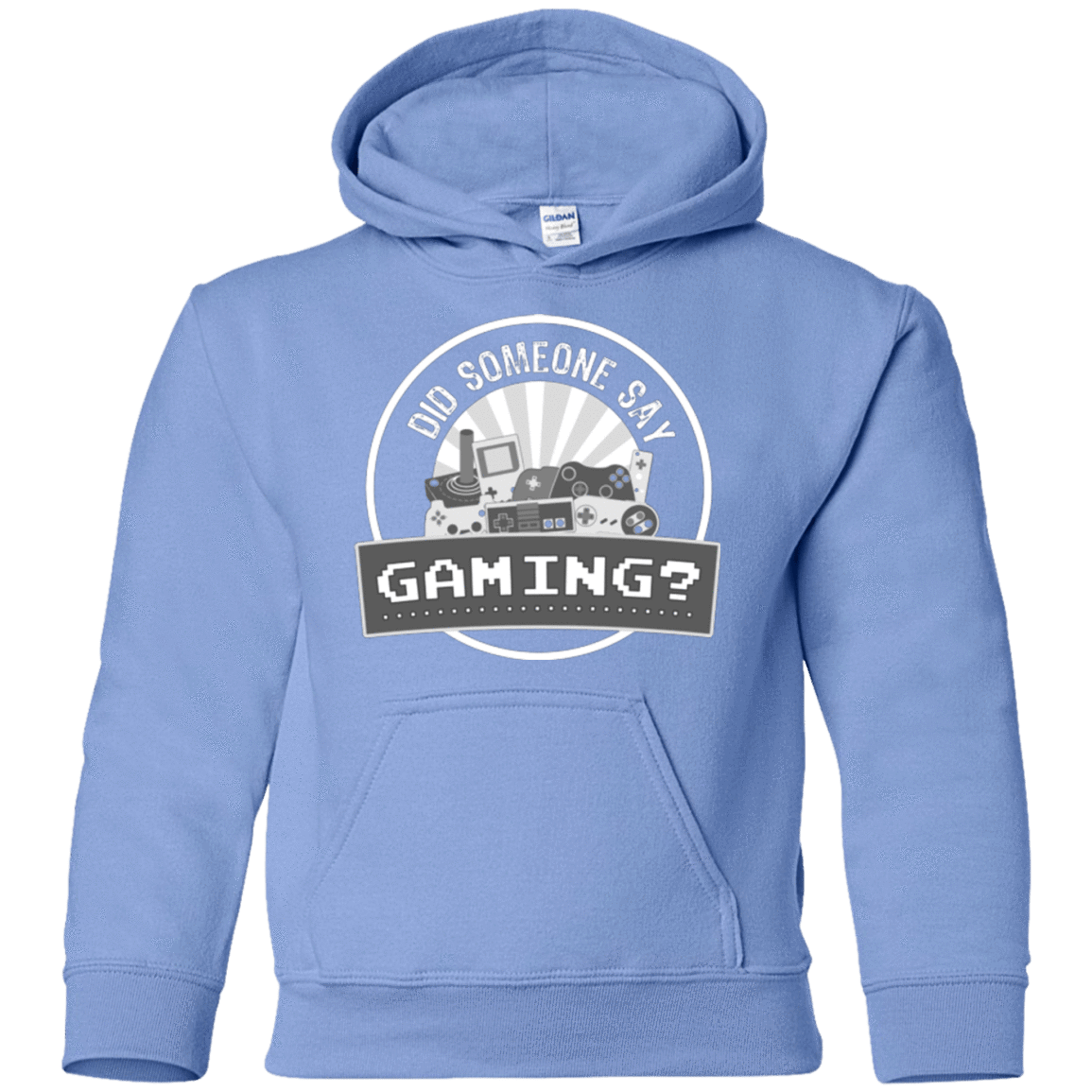Sweatshirts Carolina Blue / YS Someone Say Gaming Youth Hoodie