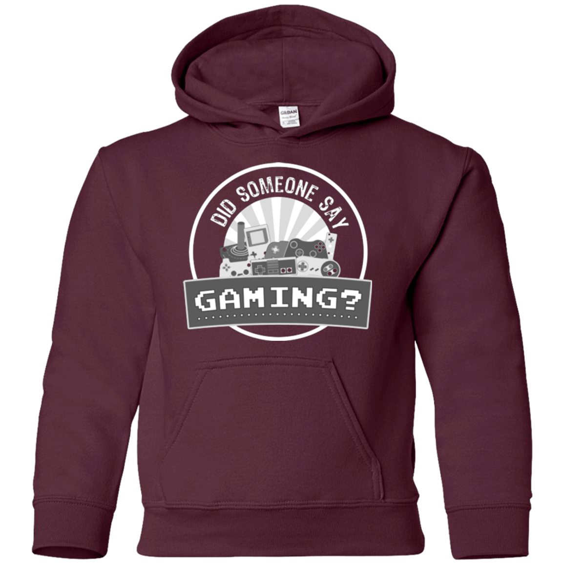 Sweatshirts Maroon / YS Someone Say Gaming Youth Hoodie