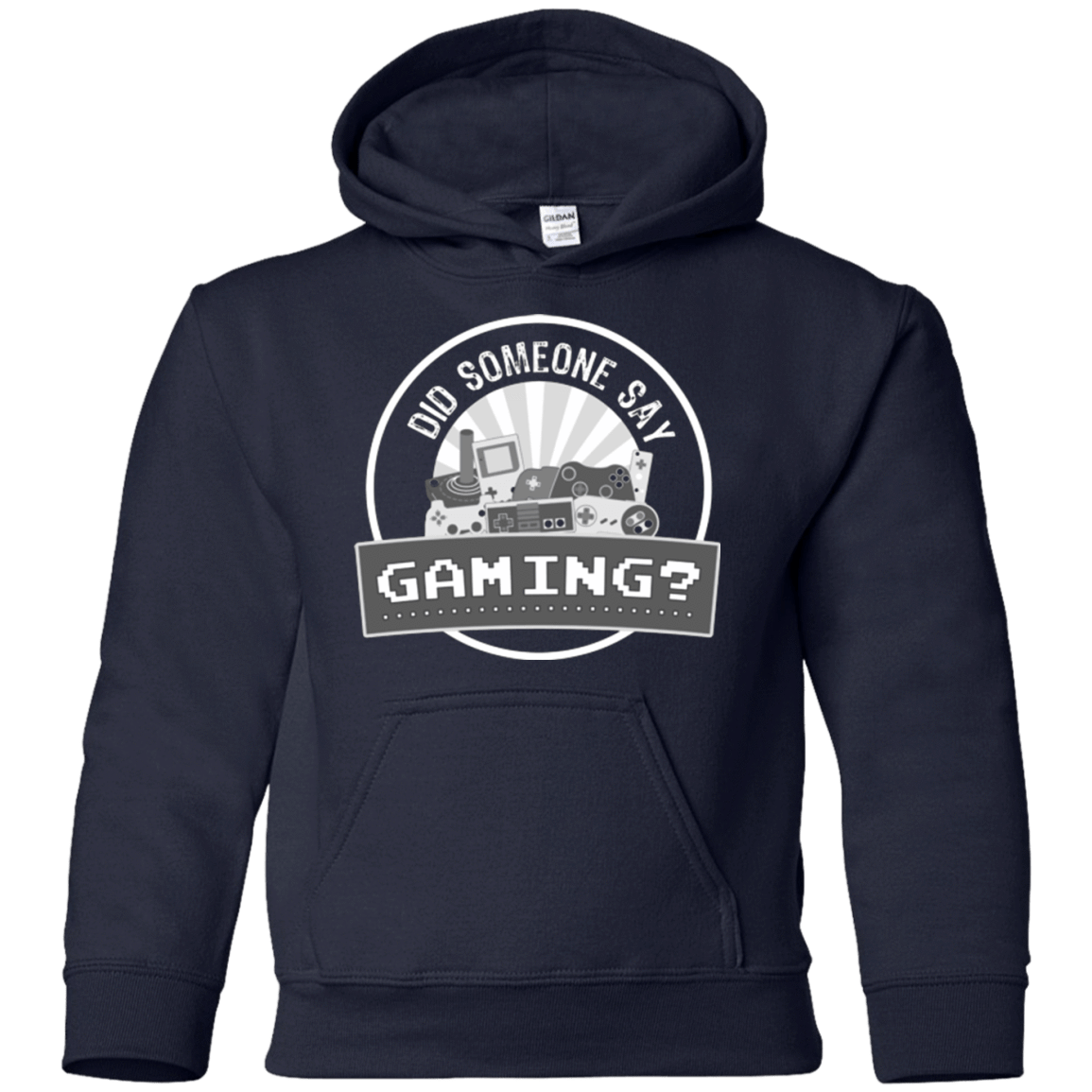 Sweatshirts Navy / YS Someone Say Gaming Youth Hoodie