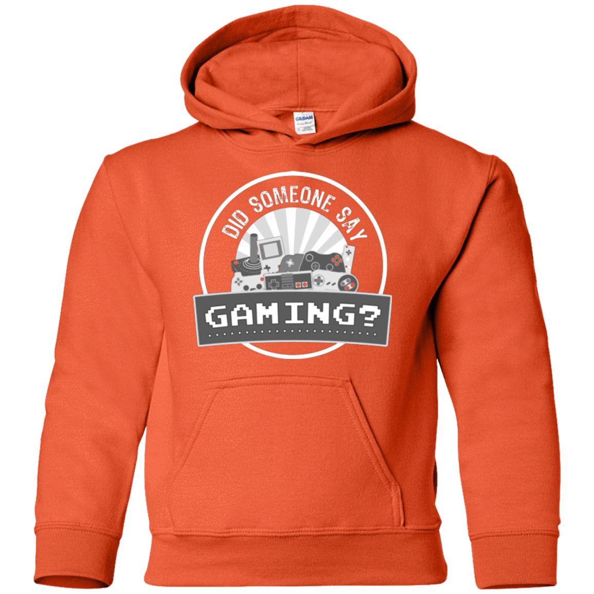 Sweatshirts Orange / YS Someone Say Gaming Youth Hoodie