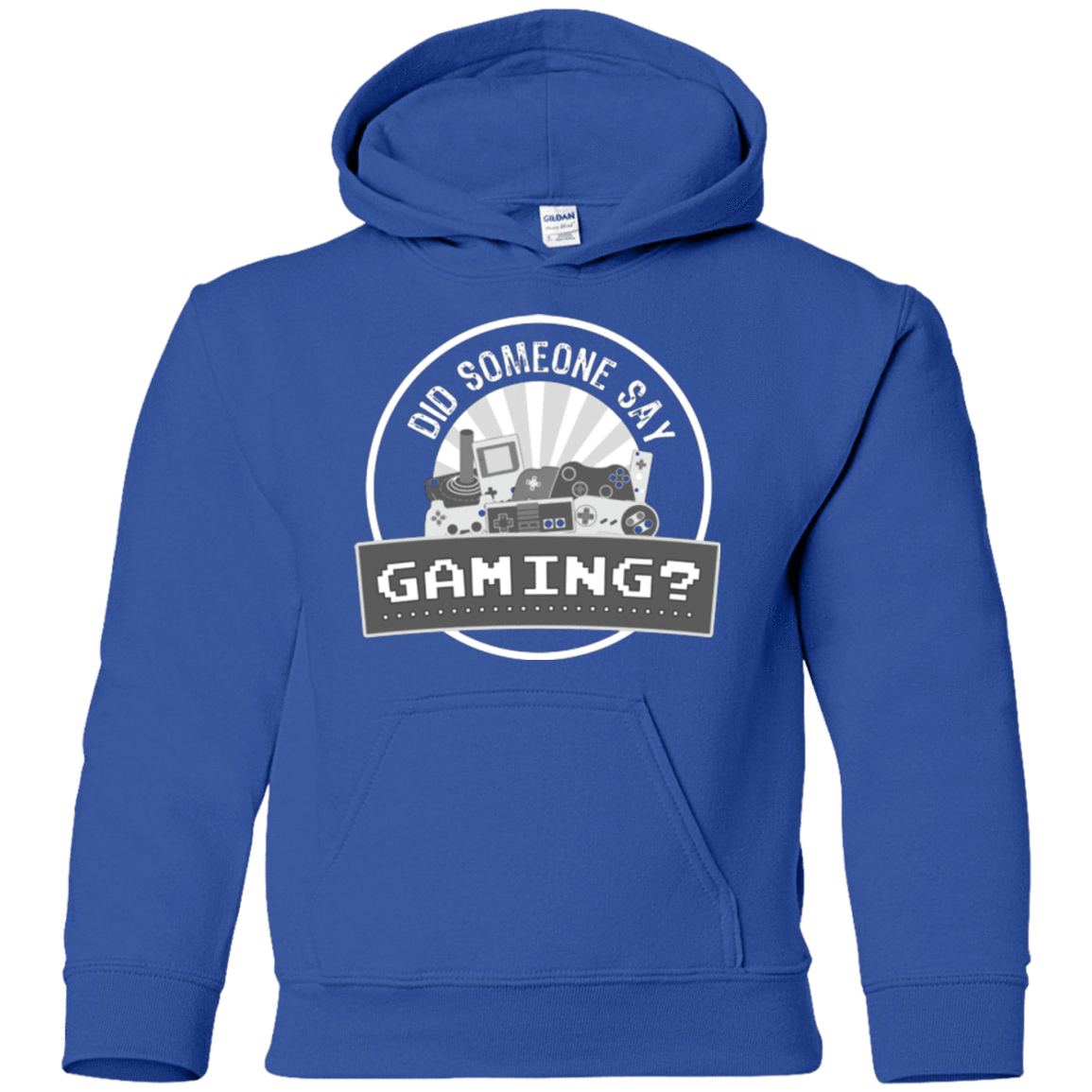 Sweatshirts Royal / YS Someone Say Gaming Youth Hoodie