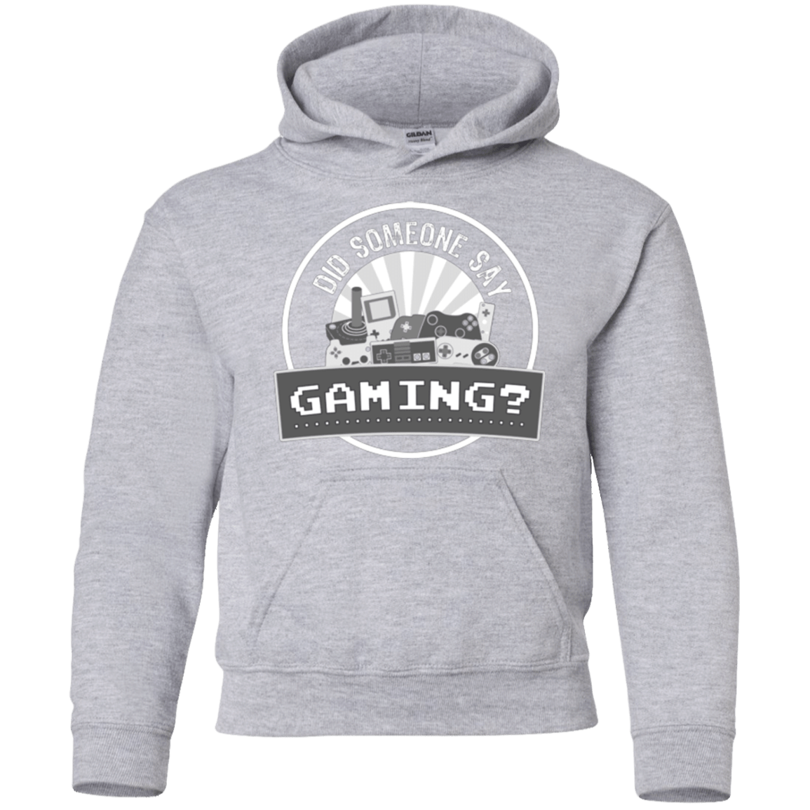 Sweatshirts Sport Grey / YS Someone Say Gaming Youth Hoodie