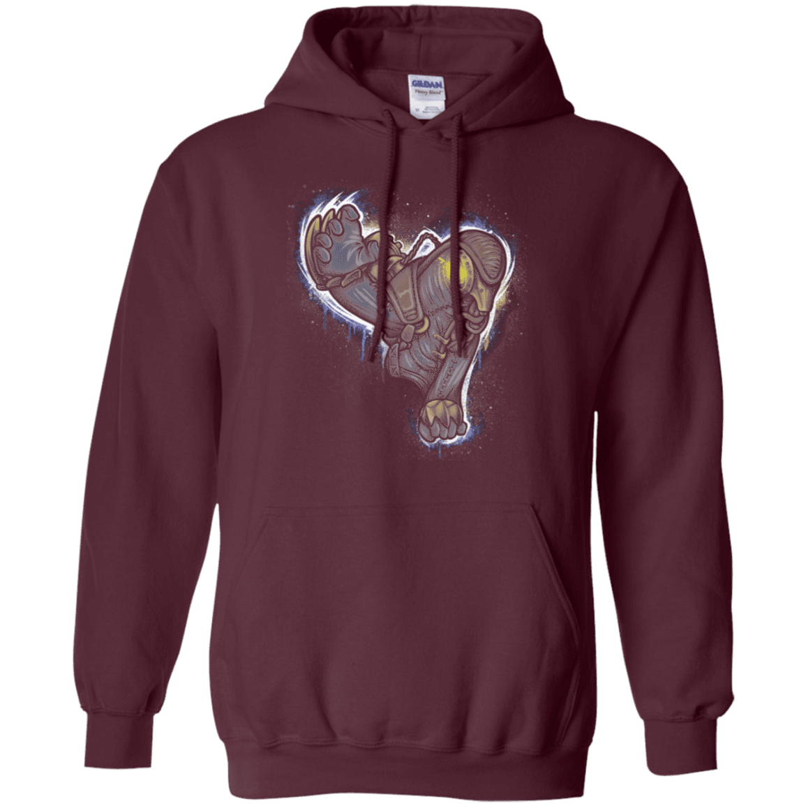 Sweatshirts Maroon / Small Songbird portrait Pullover Hoodie