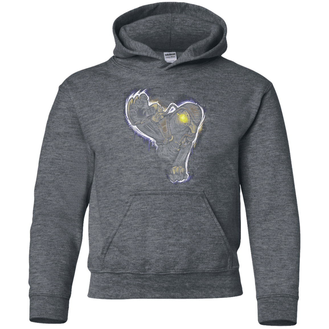 Sweatshirts Dark Heather / YS Songbird portrait Youth Hoodie