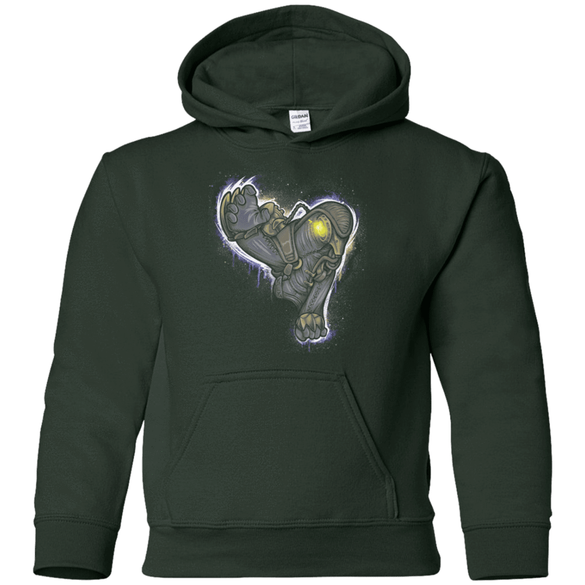 Sweatshirts Forest Green / YS Songbird portrait Youth Hoodie