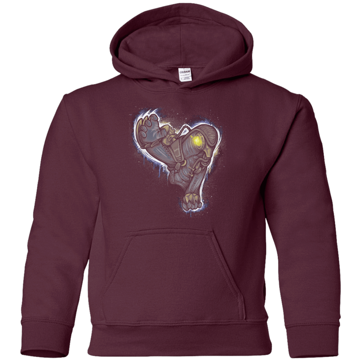 Sweatshirts Maroon / YS Songbird portrait Youth Hoodie