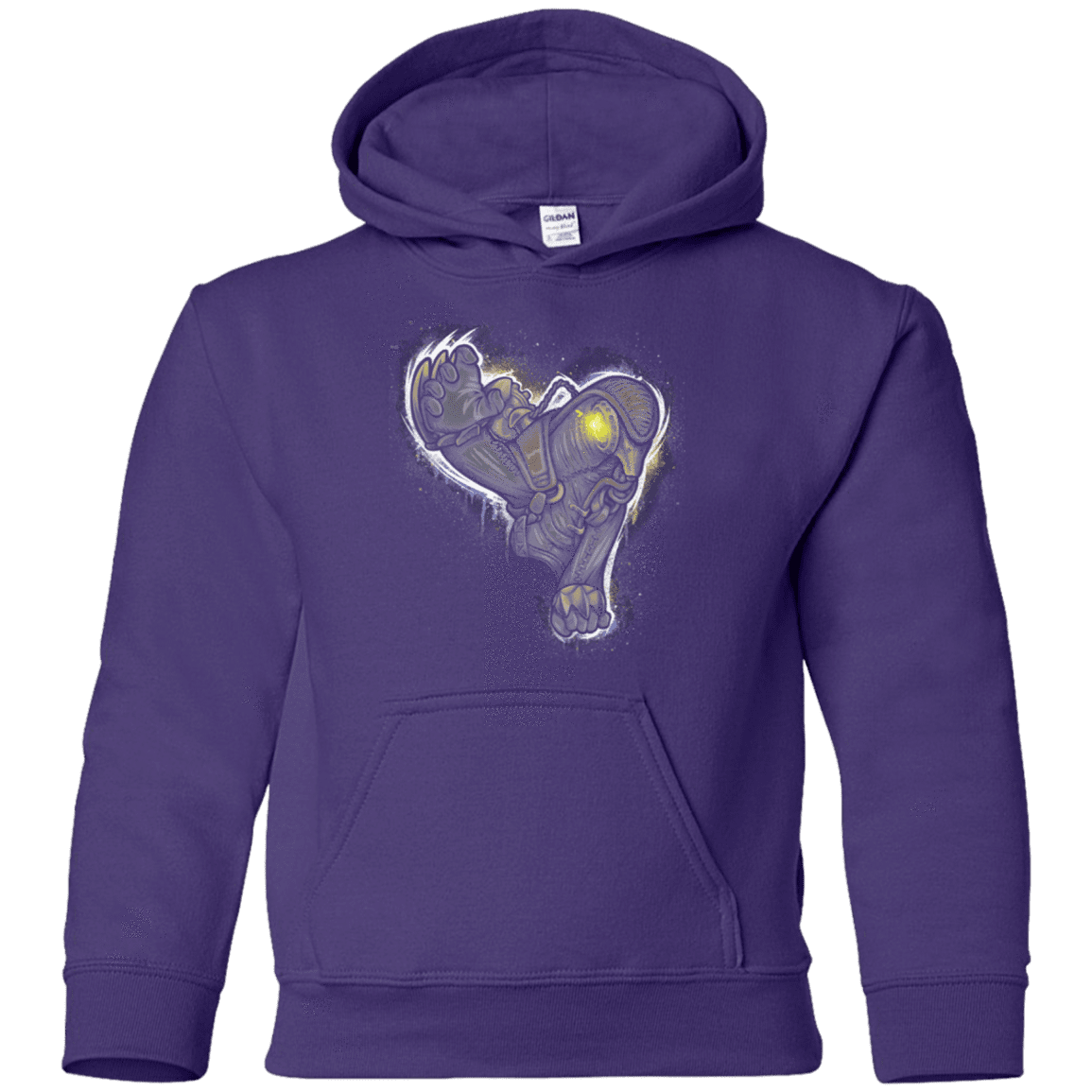 Sweatshirts Purple / YS Songbird portrait Youth Hoodie