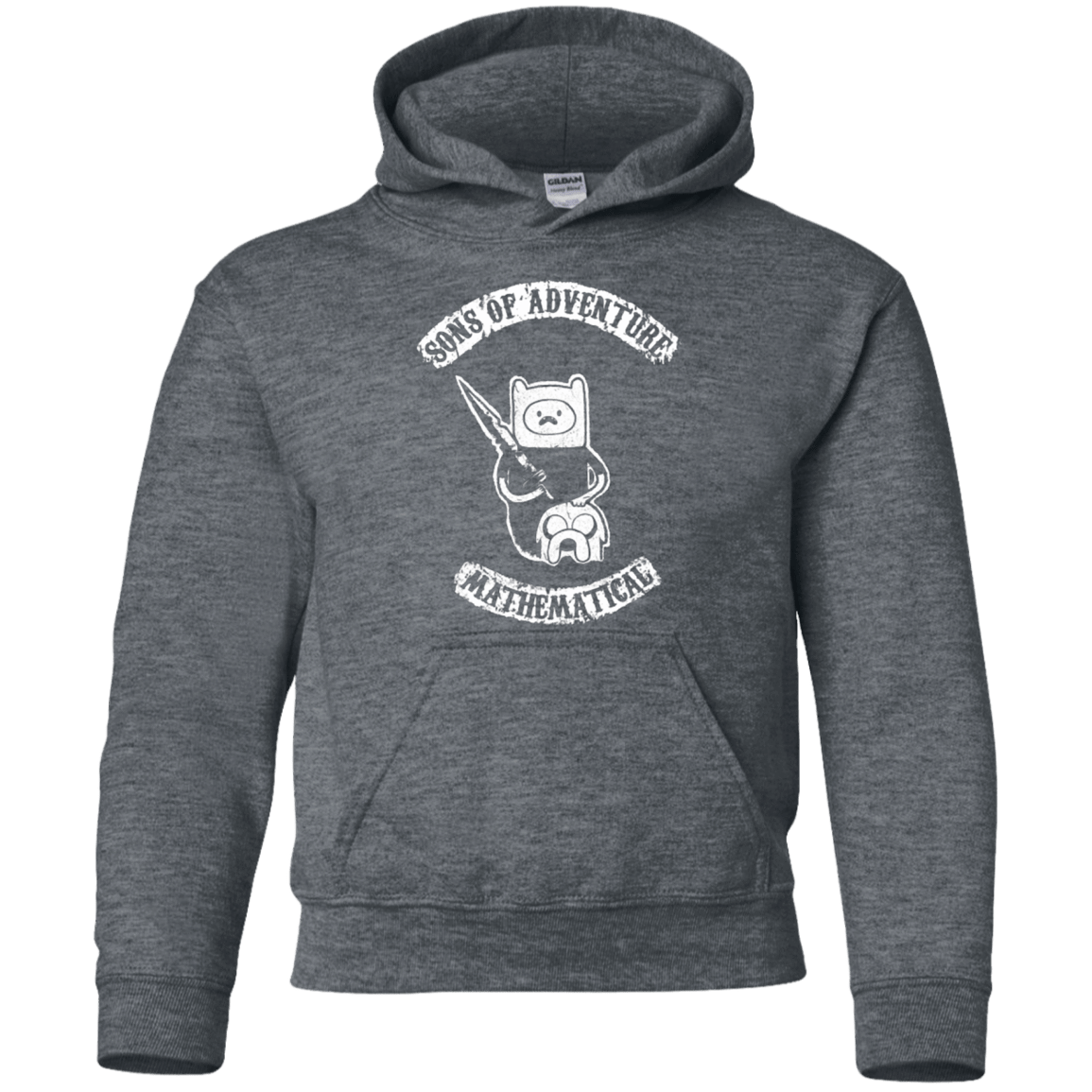 Sweatshirts Dark Heather / YS Sons of Adventure Youth Hoodie