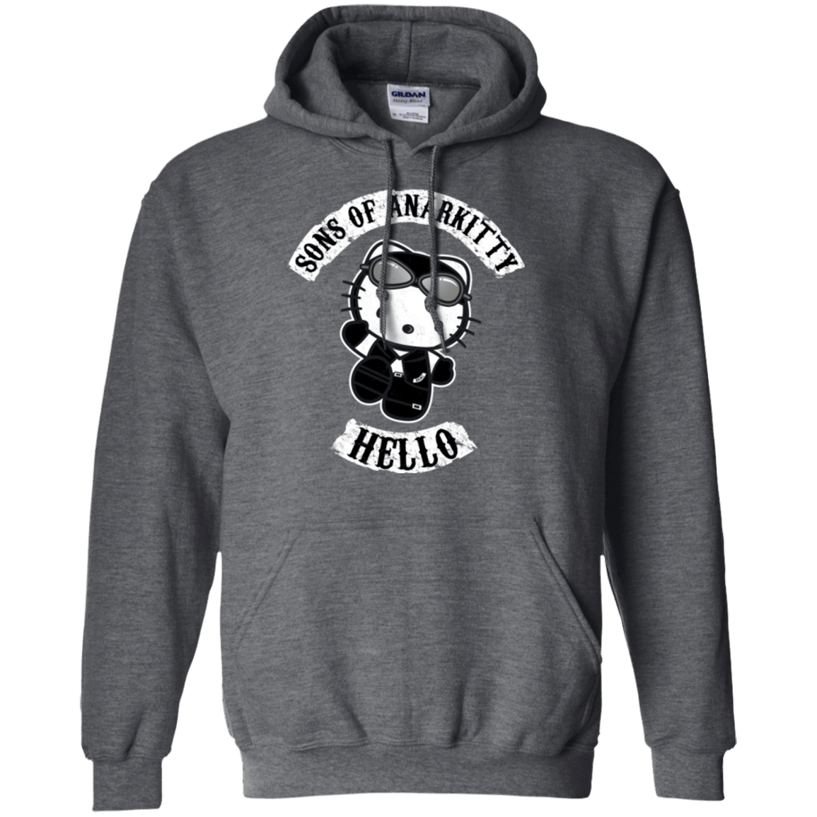 Sweatshirts Dark Heather / Small Sons of Anarkitty Pullover Hoodie