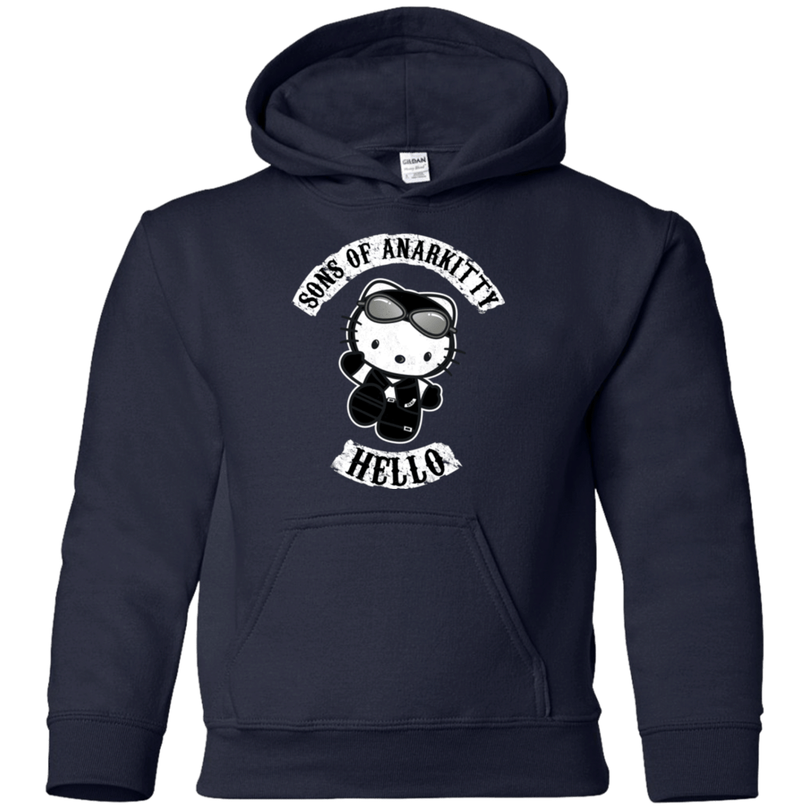 Sweatshirts Navy / YS Sons of Anarkitty Youth Hoodie