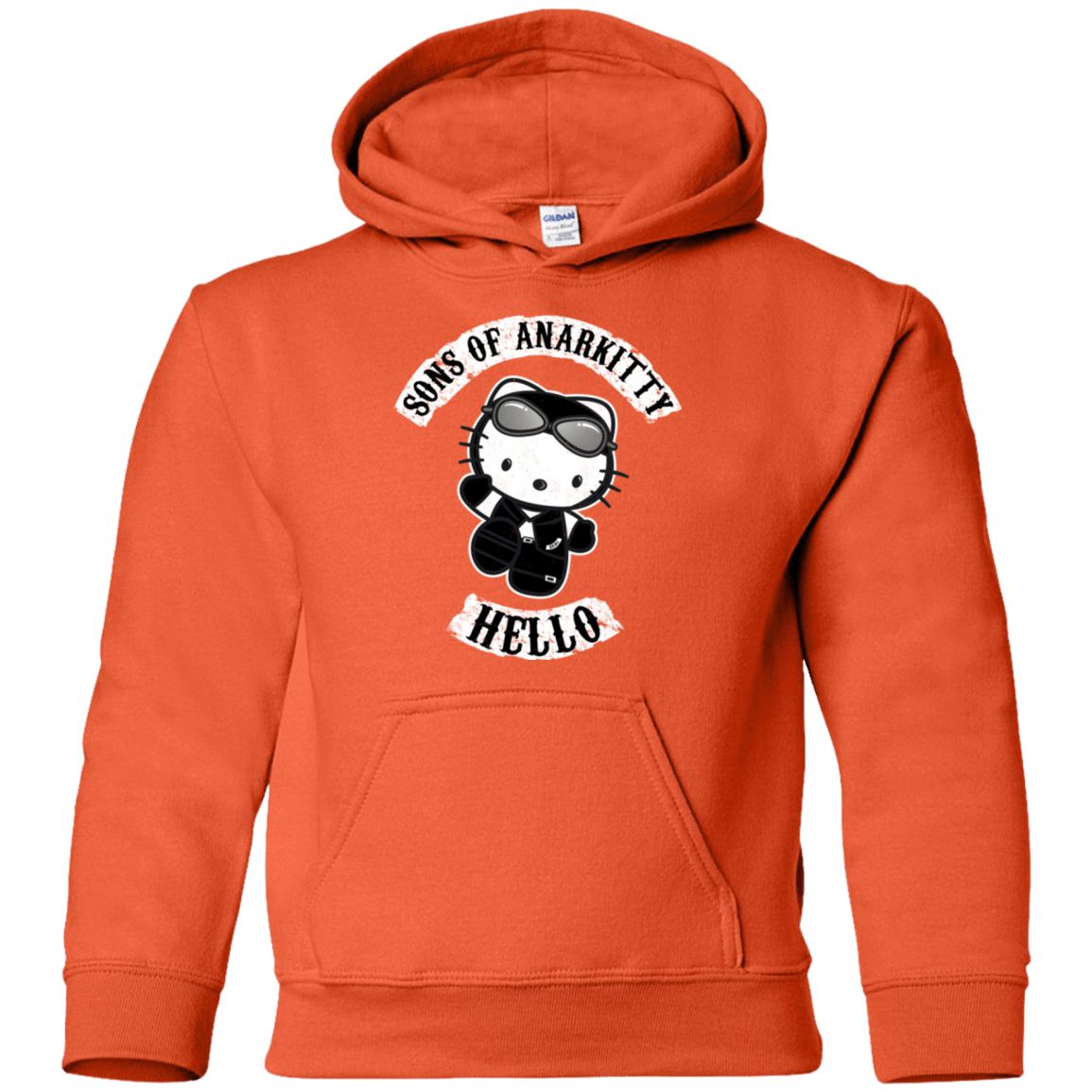 Sweatshirts Orange / YS Sons of Anarkitty Youth Hoodie