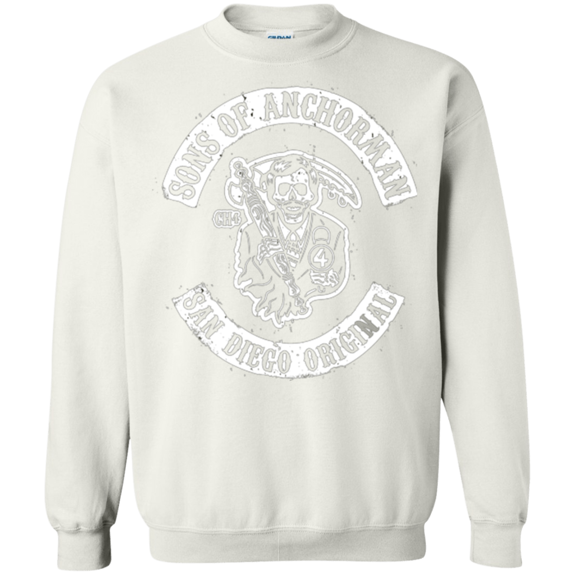 Sweatshirts White / Small Sons of Anchorman Crewneck Sweatshirt