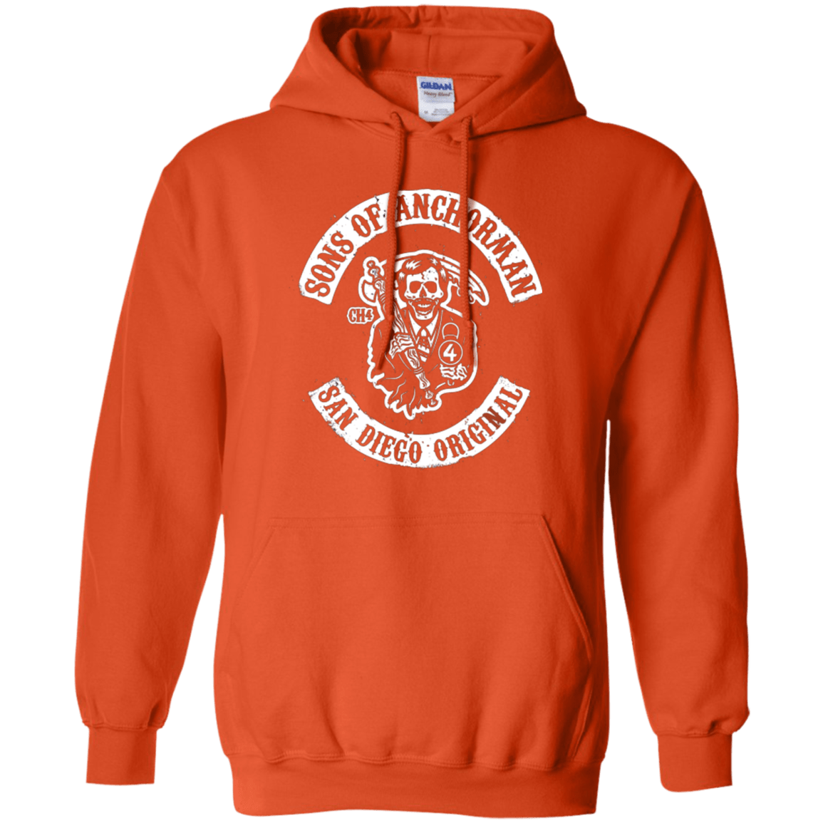 Sweatshirts Orange / Small Sons of Anchorman Pullover Hoodie