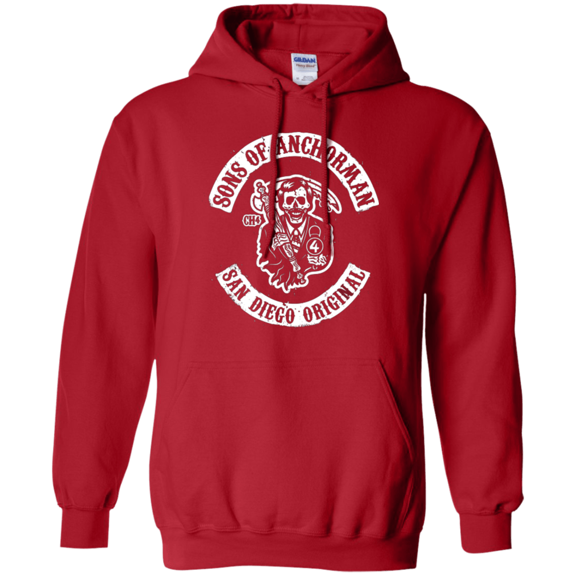 Sweatshirts Red / Small Sons of Anchorman Pullover Hoodie