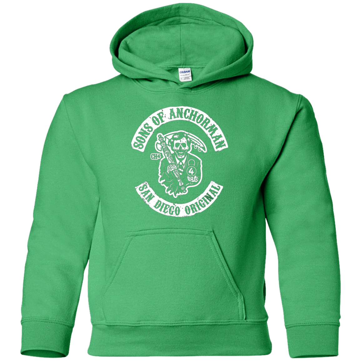 Sweatshirts Irish Green / YS Sons of Anchorman Youth Hoodie