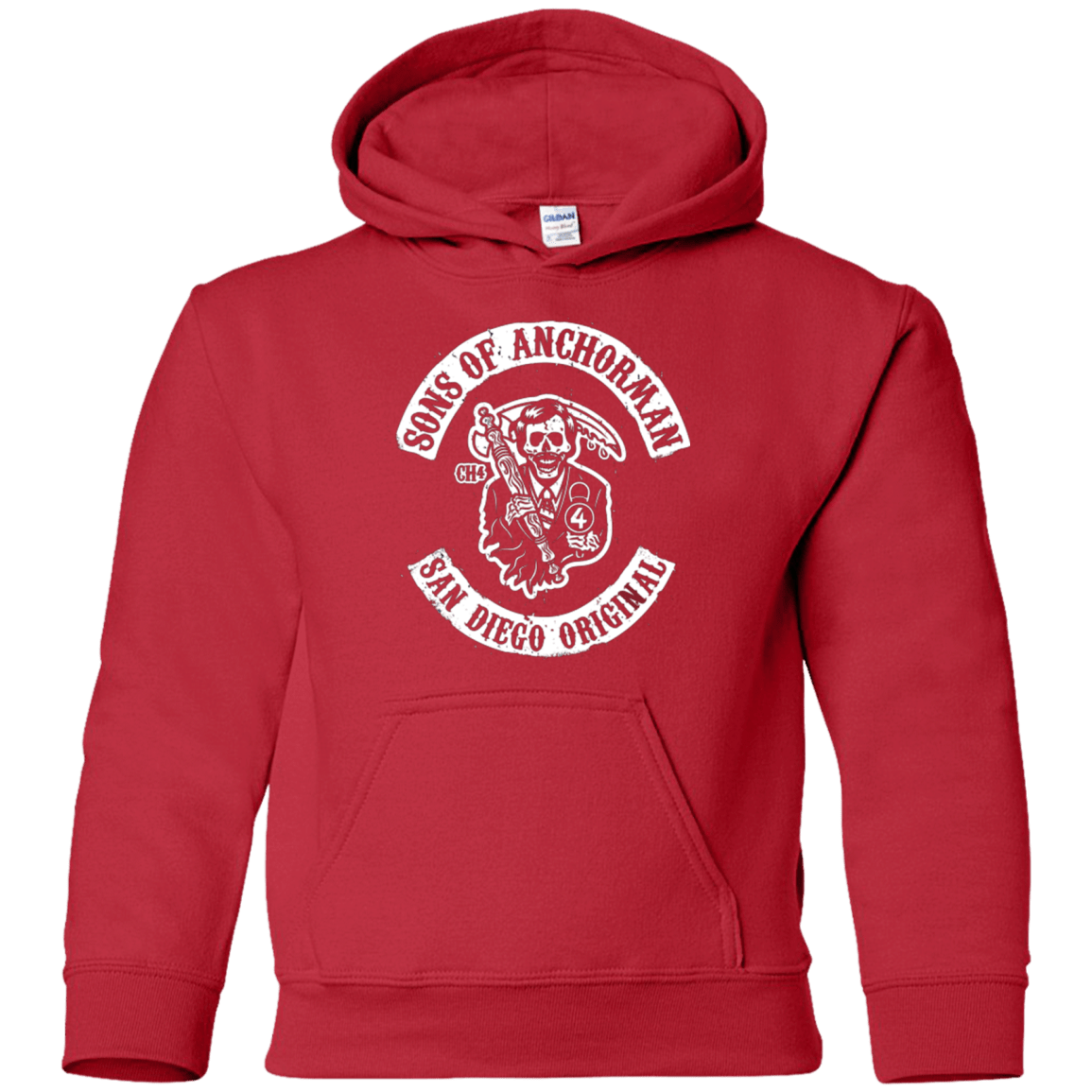 Sweatshirts Red / YS Sons of Anchorman Youth Hoodie