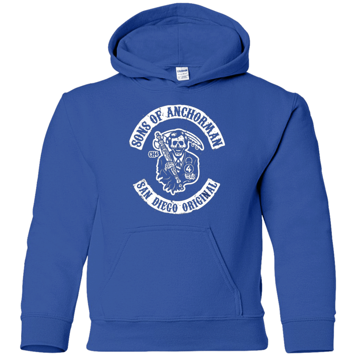 Sweatshirts Royal / YS Sons of Anchorman Youth Hoodie