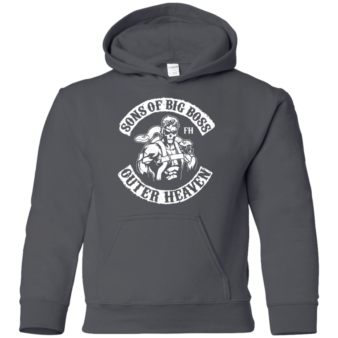 Sweatshirts Charcoal / YS SONS OF BIG BOSS Youth Hoodie