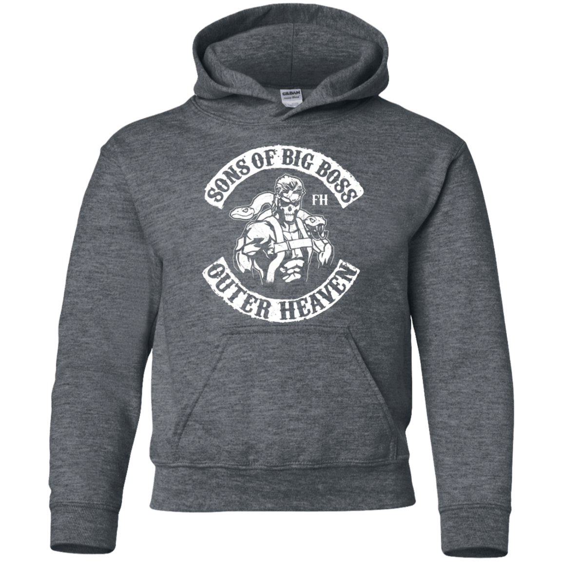 Sweatshirts Dark Heather / YS SONS OF BIG BOSS Youth Hoodie