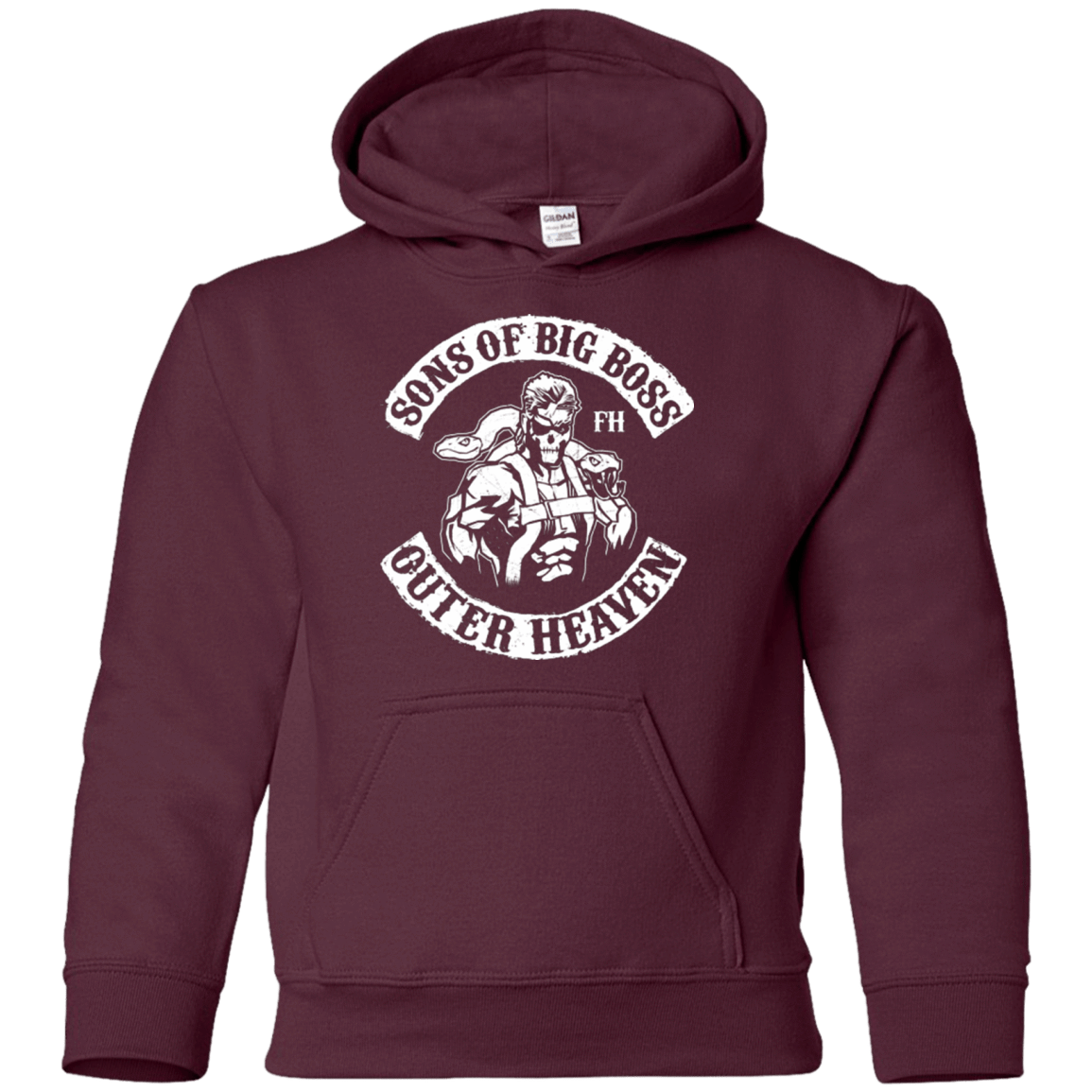 Sweatshirts Maroon / YS SONS OF BIG BOSS Youth Hoodie