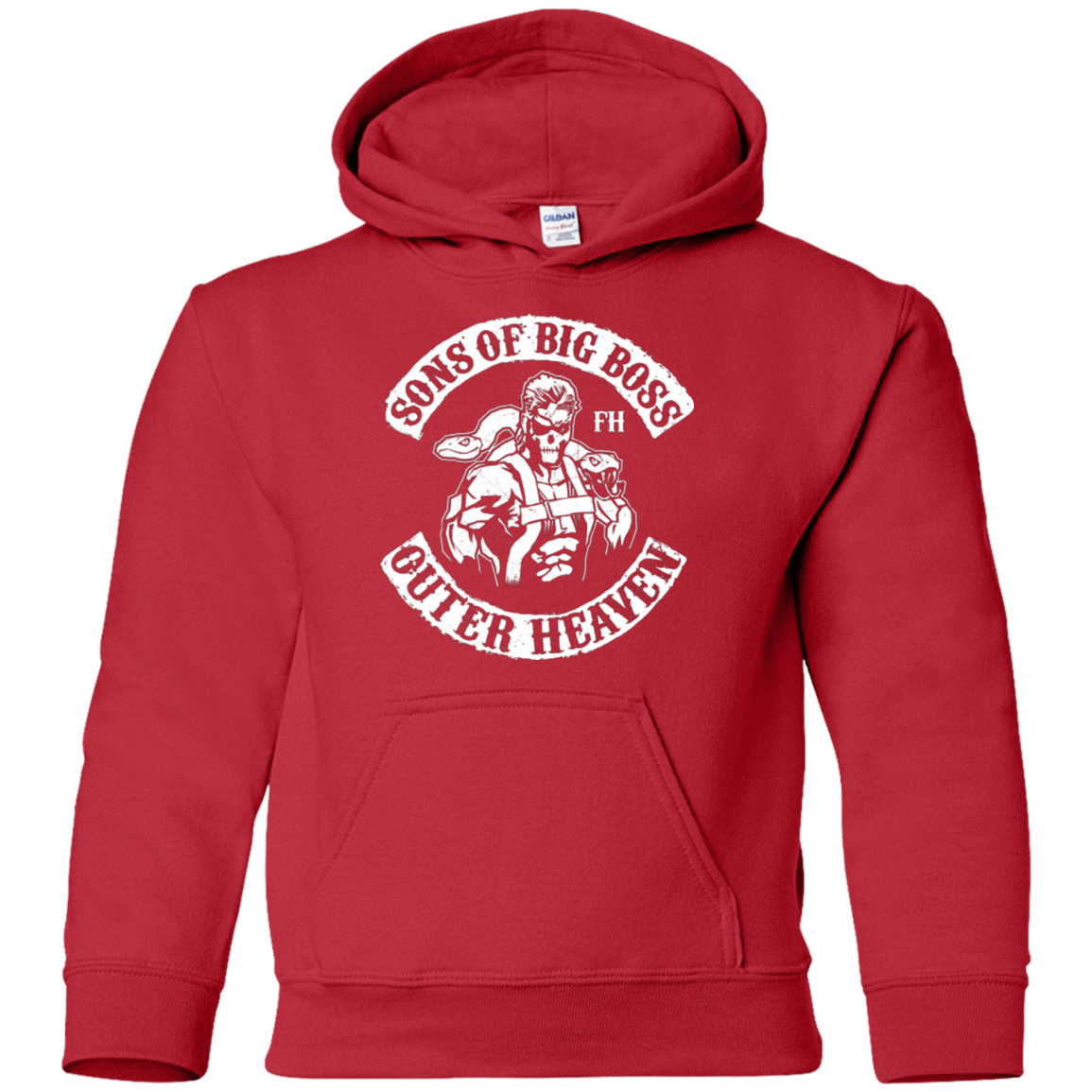 Sweatshirts Red / YS SONS OF BIG BOSS Youth Hoodie