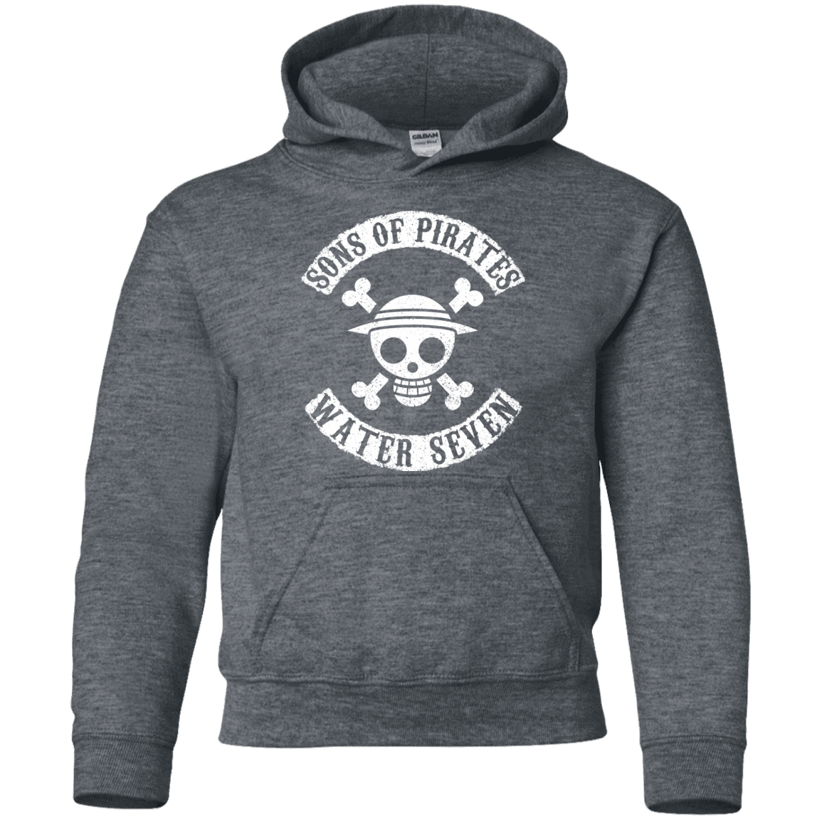 Sweatshirts Dark Heather / YS Sons of Pirates Youth Hoodie