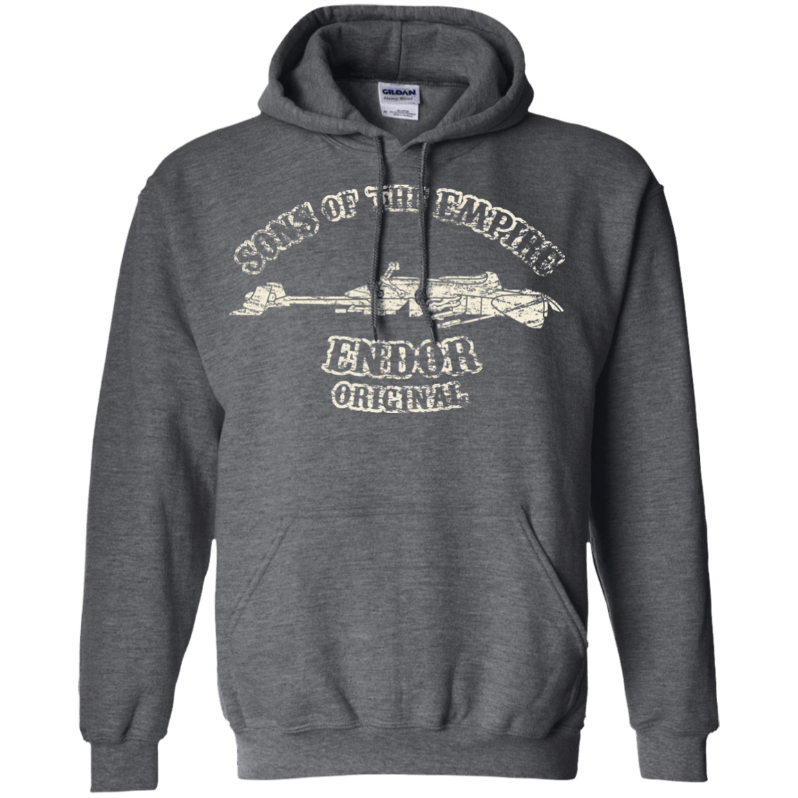 Sweatshirts Dark Heather / S Sons of the Empire Speeder Pullover Hoodie