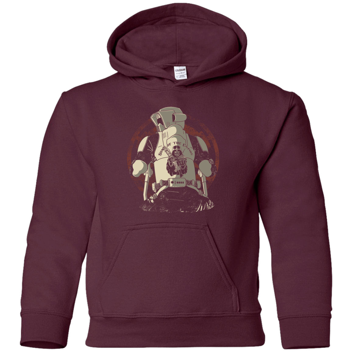 Sweatshirts Maroon / YS Sons of the Empire Youth Hoodie