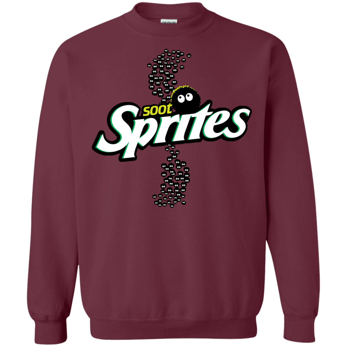 Sweatshirts Maroon / S Soot Sprites Crewneck Sweatshirt